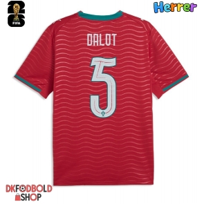 Portugal Diogo Dalot #5 Hjemmebanetrøje VM 2026 Kort ærmer Portugal Diogo Dalot #5 Hjemmebanetrøje VM 2026 Kort ærmer